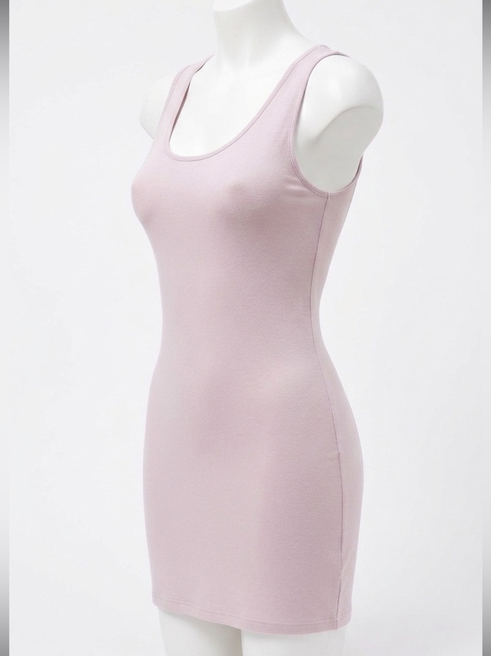 Garage Light Pink Lace-Up Back Bodycon Mini Dress Women’s Small